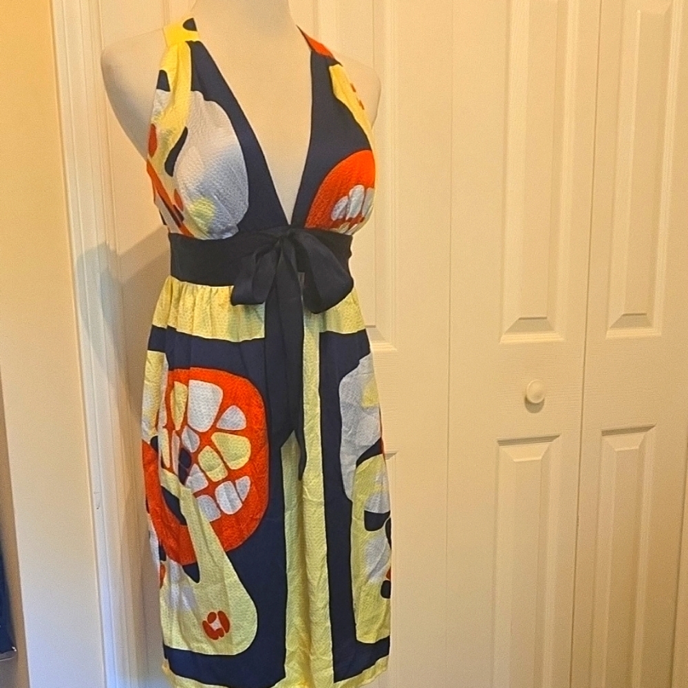 NWT SINGLE DRESS silk Dress Sz S
